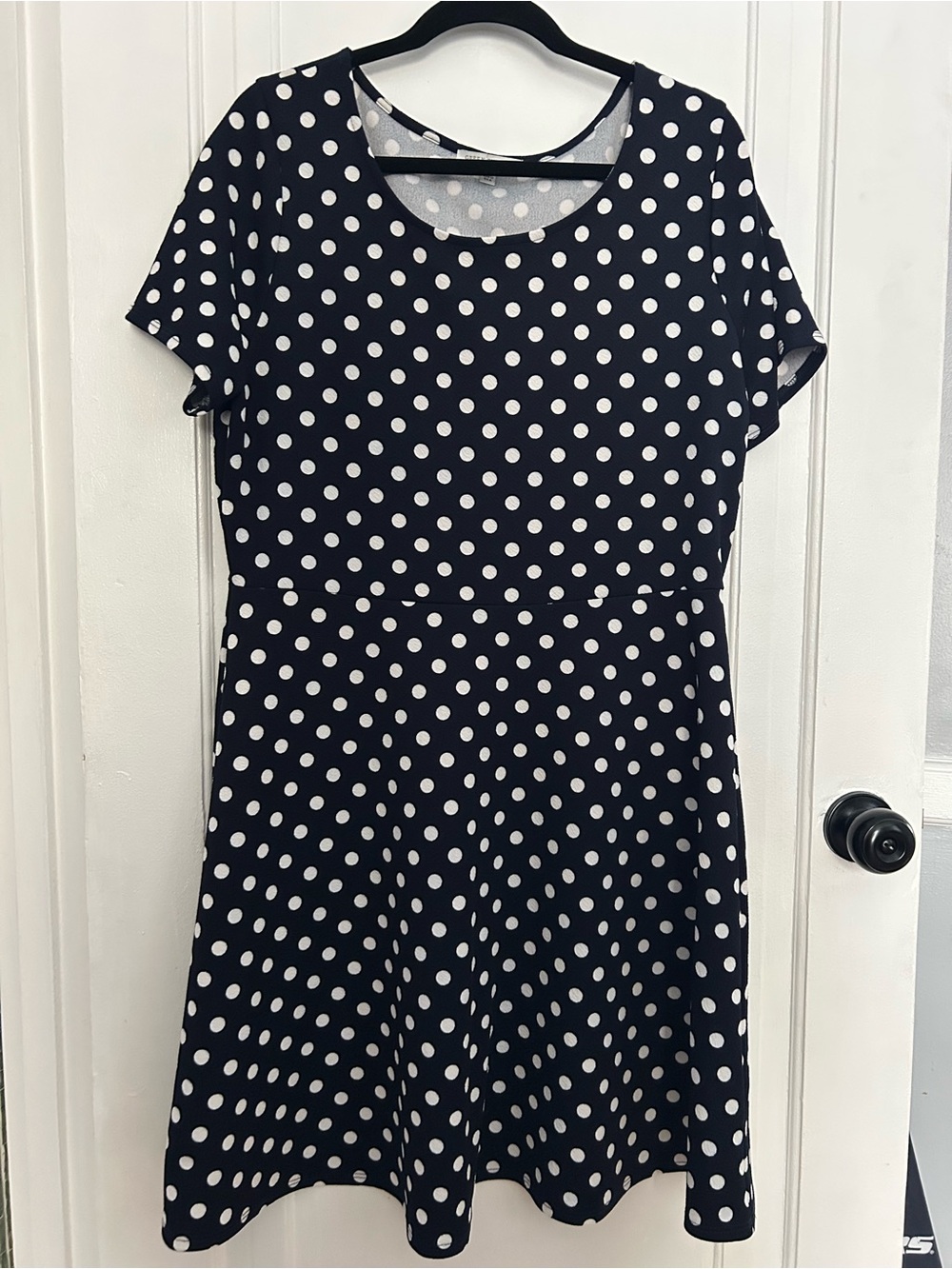 Green Envelope Polka Dot Dress